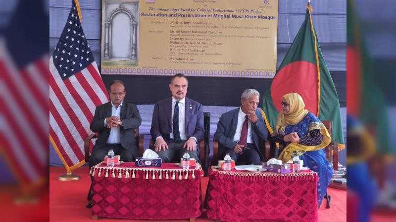 মুসা খান মসজিদ পুনরুদ্ধারে ২ লাখ ৩৫ হাজার ডলারের অনুদান যুক্তরাষ্ট্রের