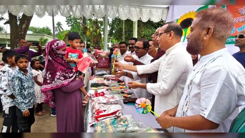 নববর্ষে সুবিধা বঞ্চিত শিশুদের পাশে কর্নেট সাংস্কৃতিক সংসদ