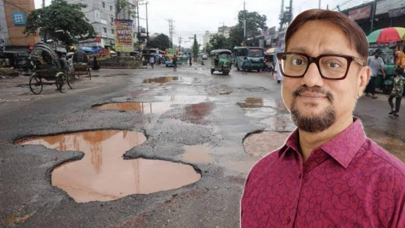 চট্টগ্রামের মুরাদপুরে সড়কের গর্তে গাড়ি ক্ষতিগ্রস্ত: চসিক মেয়রকে আইনি নোটিশ ও ক্ষতিপূরণ দাবি