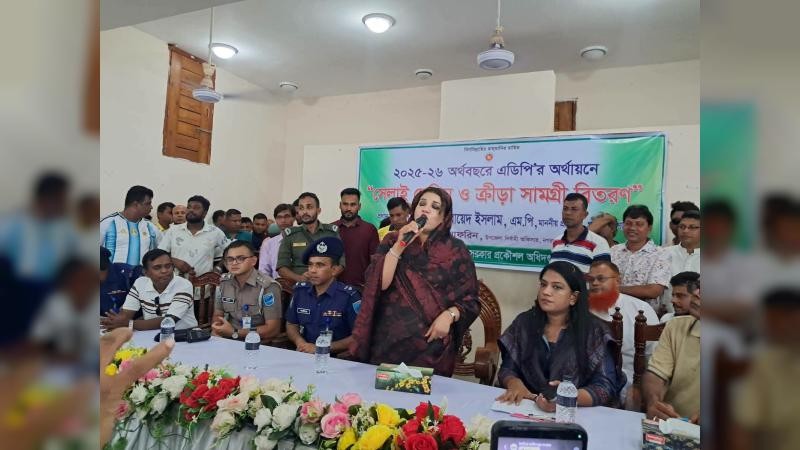 মাদক মুক্ত সমাজ গড়তে প্রতিটি ইউনিয়নে খেলার মাঠ হবে: নগরকান্দায় পররাষ্ট্র প্রতিমন্ত্রী শামা ওবায়েদ ইসলাম