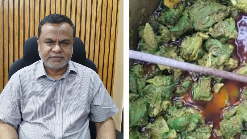 খুলনায় রান্না করা গরুর মাংস সবুজ হওয়ার কারণ কী? বৈজ্ঞানিক ব্যাখ্যা দিলেন অধ্যাপক ড. আবুল হাশেম