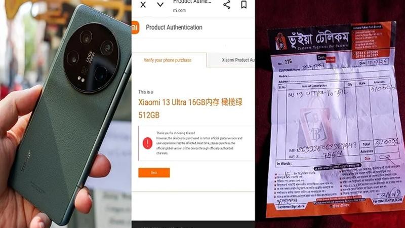 যমুনা ফিউচার পার্কের ভূঁইয়া টেলিকমে গ্লোবাল ভ্যারিয়েন্ট বলে চায়না স্মার্টফোন বিক্রির অভিযোগ
