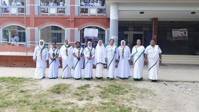 লালমনিরহাটের কালীগঞ্জে উৎসবমুখর পরিবেশে গার্ল গাইডসের দীক্ষা ও ব্যাজ পরীক্ষা সম্পন্ন