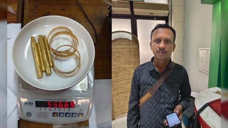 শাহ আমানত বিমানবন্দরে আবুধাবি ফেরত যাত্রীর কাছ থেকে স্বর্ণ জব্দ