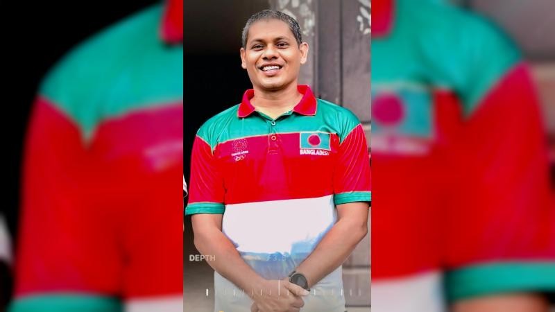এশিয়ান ইয়ুথ গেমসে যবিপ্রবির অ্যাথলেটিক্স দলের কোচ ও টিম লিডার
