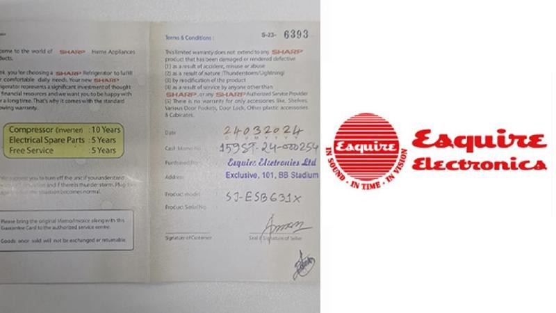 এসকোয়্যারের ফ্রিজ কিনে বিপাকে গ্রাহক: তদন্তের দাবি