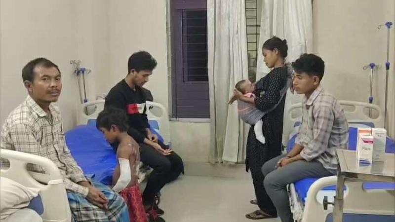 বান্দরবানে অগ্নিদগ্ধ দুই শিশুকে সামরিক হাসপাতালে চিকিৎসা
