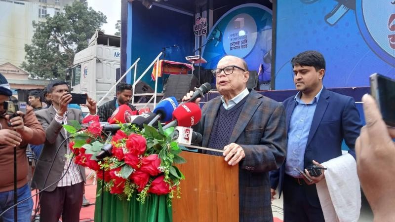 ভোটের গাড়ির উদ্বোধনে আলী ইমাম: প্রশাসন নিরপেক্ষ থাকবে