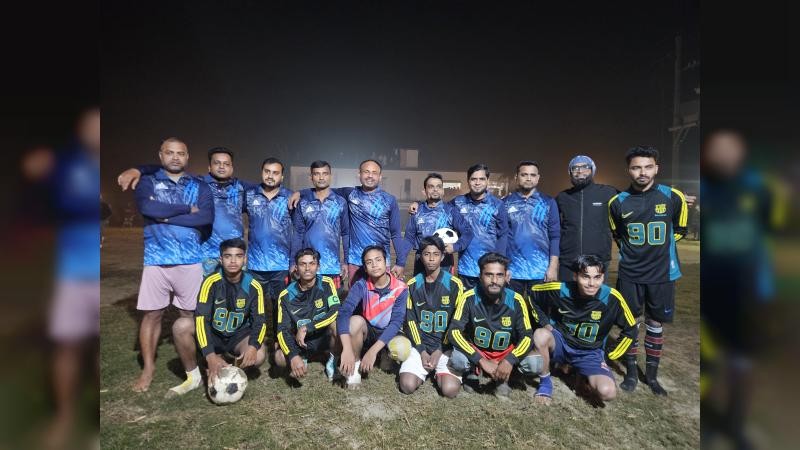 দামোয়ারবাড়ী মিনি নাইট ফুটবল টুর্নামেন্টের উদ্বোধন