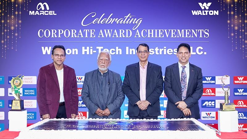 সেরা কর্পোরেট অ্যাওয়ার্ডস অর্জনের সাফল্য উদযাপন করলো ওয়ালটন