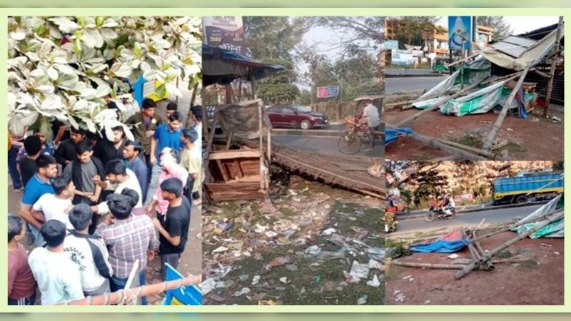 বরিশাল বিশ্ববিদ্যালয়ে নারী শিক্ষার্থীকে হেনস্তার অভিযোগে ২ বিভাগের সংঘর্ষ-ভাঙচুর