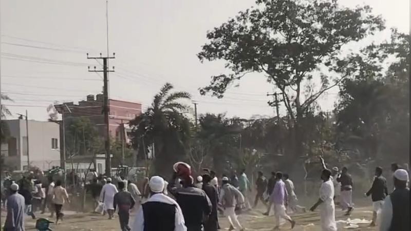 শেরপুরে নির্বাচনী ইশতেহার ঘোষণাকে কেন্দ্র করে জামায়াত-বিএনপির সংঘর্ষ