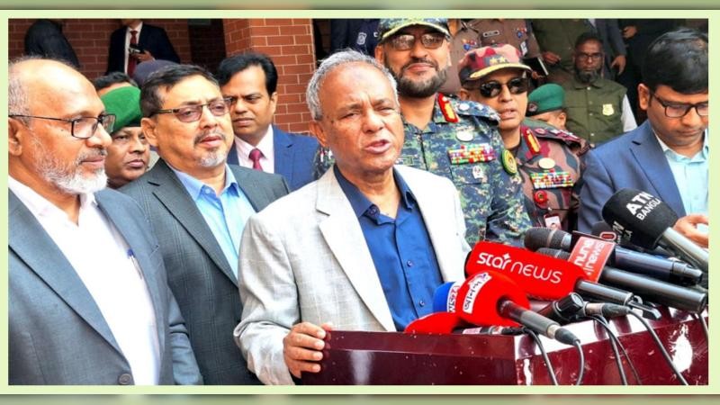 নির্বাচন শান্তিপূর্ণ হবে: স্বরাষ্ট্র উপদেষ্টা