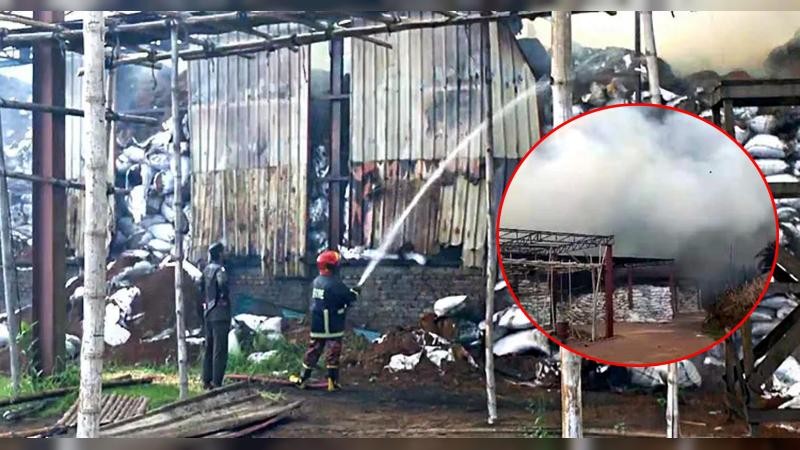 বরিশালে অপসোনিন ফার্মাসিউটিক্যালসের কারখানায় আগুন