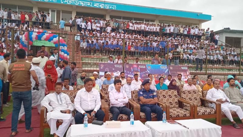 বরগুনায় নতুন কুঁড়ি স্পোর্টস উদ্বোধন