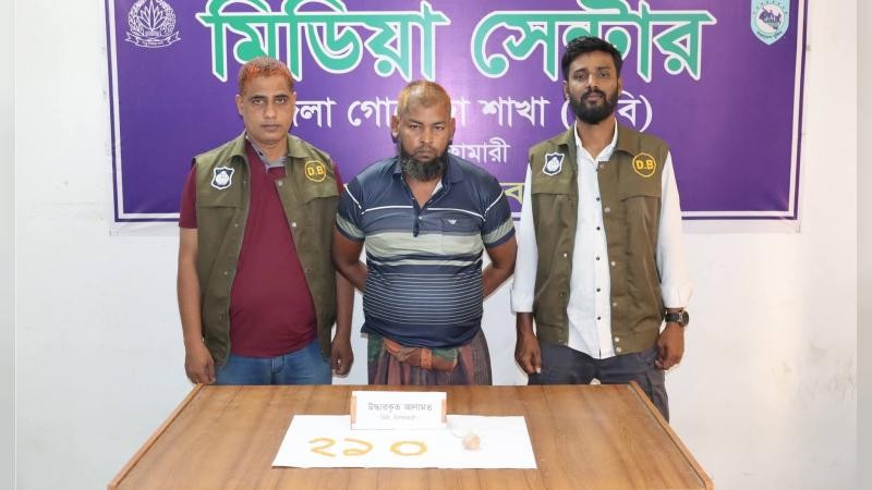 নীলফামারীতে মাদকসহ মাদক কারবারি গ্রেফতার
