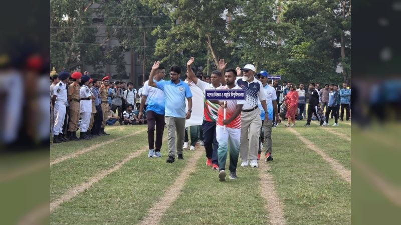 আন্তঃবিশ্ববিদ্যালয় অ্যাথলেটিক্সে যবিপ্রবির পাঁচ স্বর্ণ জয়