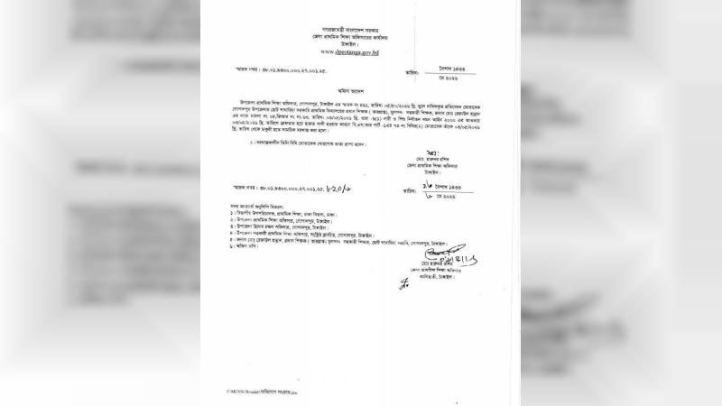 গোপালপুরে নারী ও শিশু নির্যাতন মামলায় সেই শিক্ষক সাময়িক বরখাস্ত