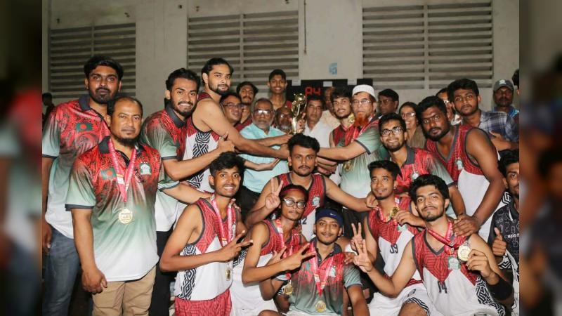 আন্তঃবিশ্ববিদ্যালয় বাস্কেটবলে চ্যাম্পিয়ন ইসলামী বিশ্ববিদ্যালয়