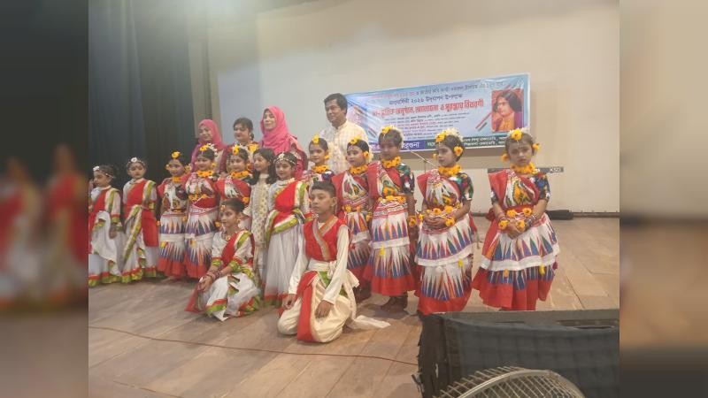 বরগুনায় রবীন্দ্রনাথ ঠাকুর ও কাজী নজরুল ইসলাম এঁর জন্মবার্ষিকী উদযাপন