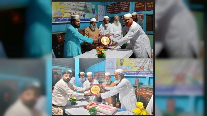 বাগভান্ডার আদর্শ পাঠাগারের পক্ষ থেকে  কুড়িগ্রাম-১ আসনের সংসদ সদস‍্যকে সংবর্ধনা 