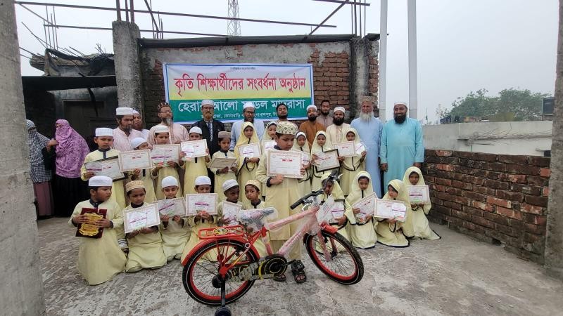 গোপালপুরে নূরানী স্কলারশিপ: ১৬ শিক্ষার্থীকে সংবর্ধনা, টাঙ্গাইলে প্রথম নাজিব