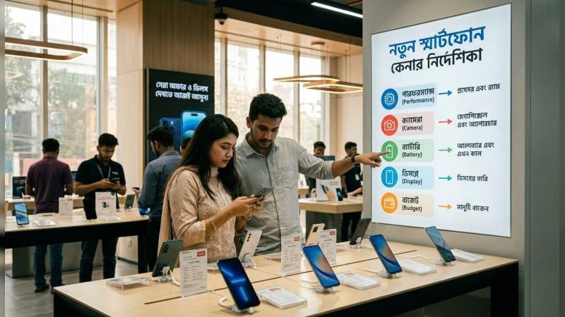 নতুন স্মার্টফোন কেনার আগে যে বিষয়গুলো খেয়াল রাখা জরুরি
