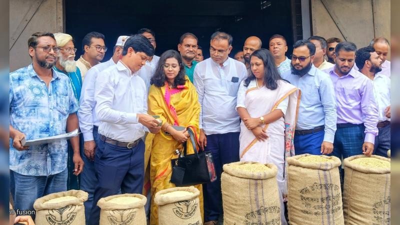 শেরপুরে সরকারিভাবে আভ্যন্তরিণ বোরো ধান-চাল সংগ্রহ উদ্বোধন