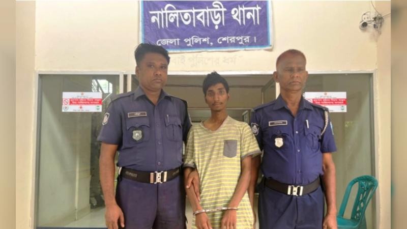 নালিতাবাড়ীতে শিশুকন্যা হত্যার ঘটনায় অভিযুক্ত গ্রেপ্তার