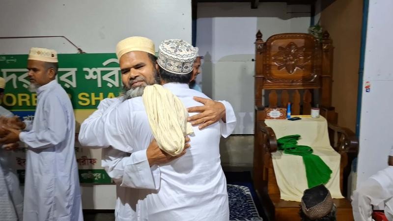 গাজীপুরে একটি গ্রামে ঈদুল আযহা উদযাপিত