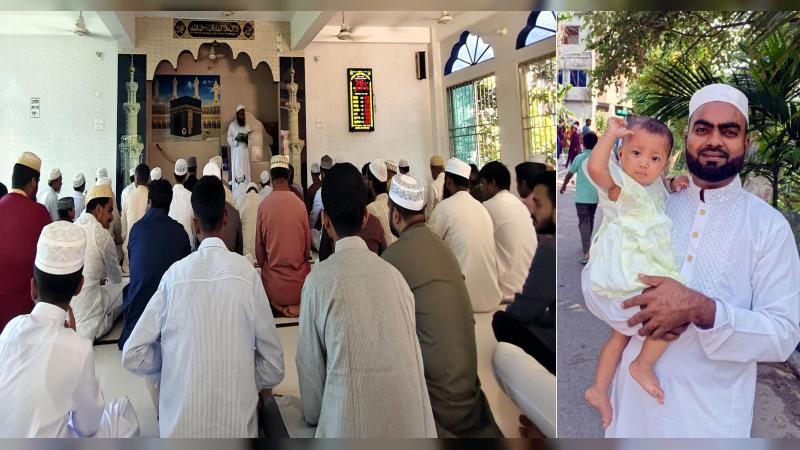 বরিশালের বায়তুল আমান জামে মসজিদে ঈদুল আযহার নামাজ অনুষ্ঠিত