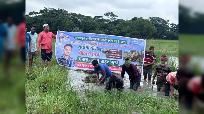 বাউফলে খাল পরিষ্কারে স্বস্তি ফিরল চার গ্রামের কৃষকদের