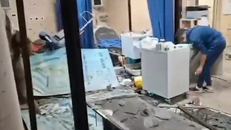 ইসরাইলি হামলায় হাসপাতালের ব্যাপক ক্ষয়ক্ষতি