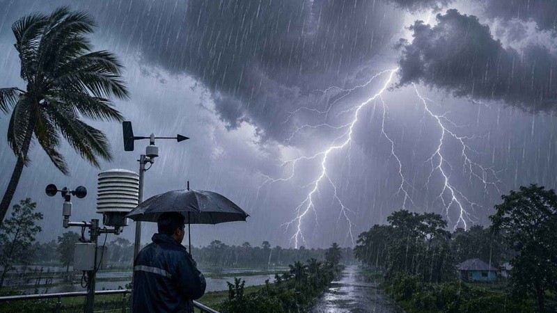 দেশের চার অঞ্চলে ৬০ কিমি বেগে ঝোড়ো হাওয়ার পূর্বাভাস ও নদীবন্দরে সতর্ক সংকেত