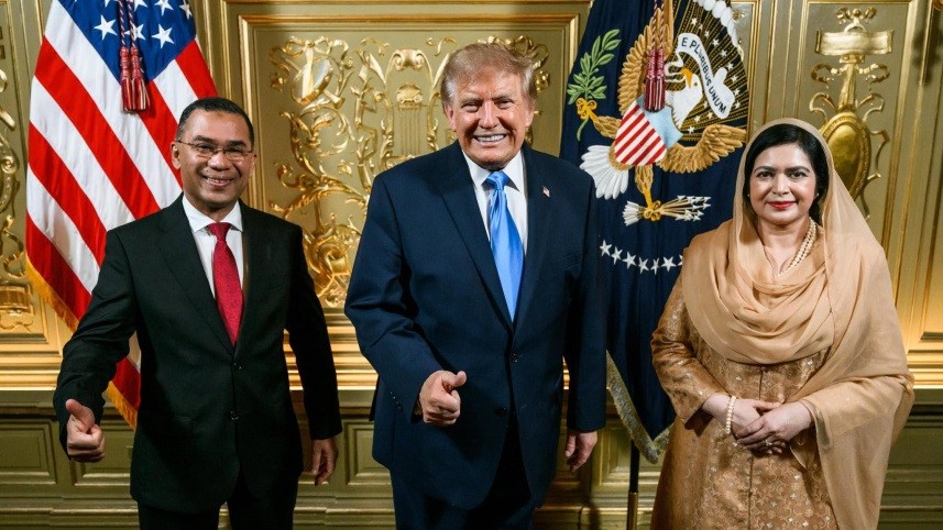ডোনাল্ড ট্রাম্পের সঙ্গে তারেক রহমান ও জুবাইদা রহমানের ছবিটি নিয়ে সামাজিক যোগাযোগমাধ্যমে আলোচনা