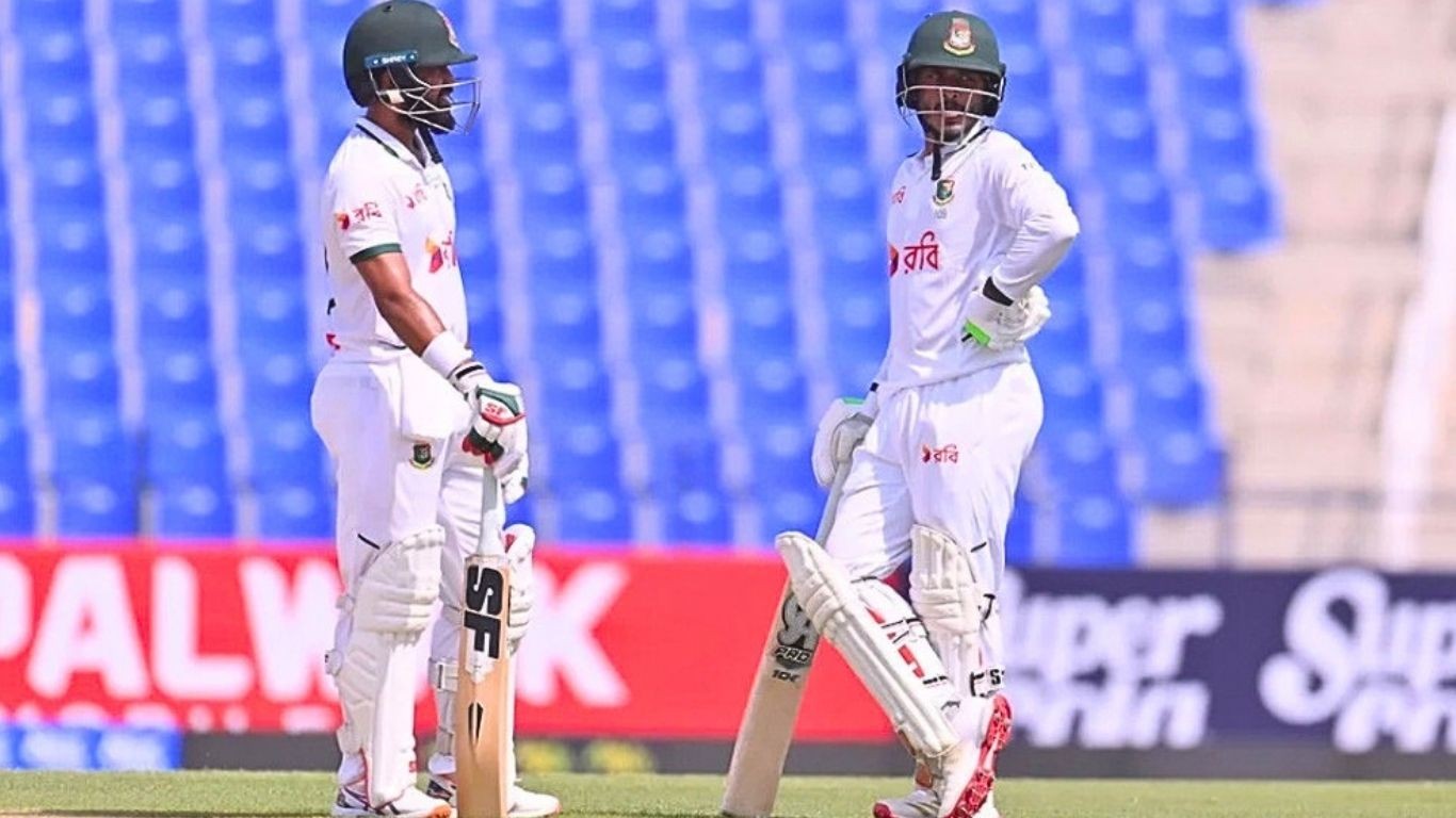 আবুধাবি টেস্টে দারুণ শুরুর পর ছন্দপতন, চা বিরতির আগে চাপে বাংলাদেশ