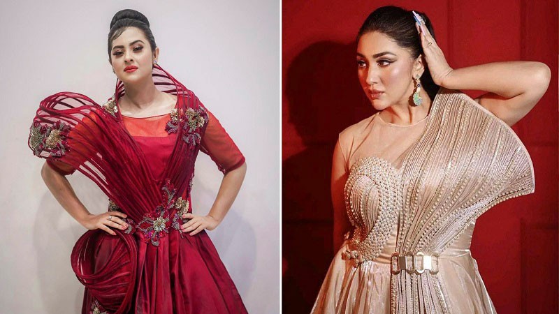 বুবলী ও অপু বিশ্বাস।