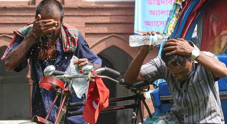 তাপপ্রবাহ নিয়ে তিনদিনের সতর্কতা জারি