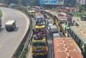 ঢাকা-টাঙ্গাইল মহাসড়কে ২৩ কিলোমিটার যানজট
