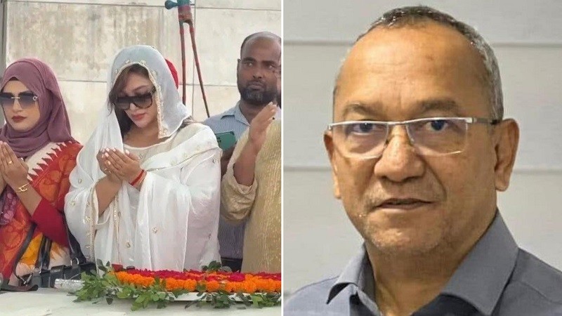 জিয়ার মাজারে ডাক্তার সাবরিনা, যুবদল সভাপতির ক্ষোভ