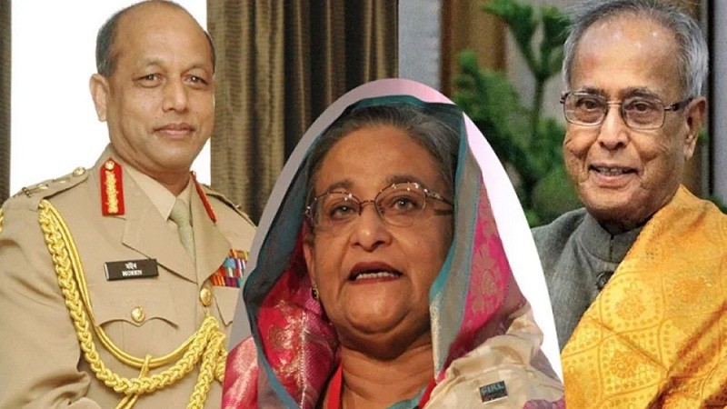 হাসিনাকে ক্ষমতায় আনতে মঈন আহমেদকে প্রস্তাব দেন প্রণব মুখার্জি
