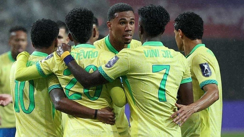 দক্ষিণ কোরিয়ার জালে ব্রাজিলের গোল উৎসব