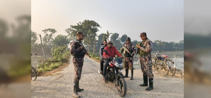 যশোর সীমান্তে বিজিবির কঠোর নজরদারি