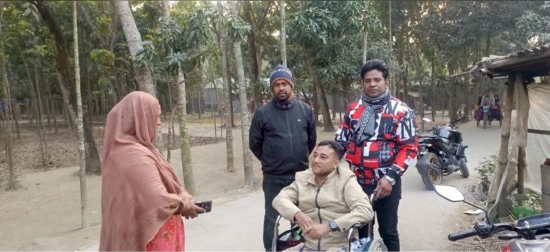 ধানের শীষের পক্ষে ভোট প্রার্থনায় হাফিজ ও আল আমিন