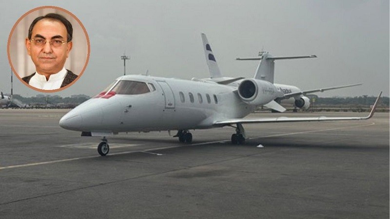 সিঙ্গাপুরের উদ্দেশে রওনা মির্জা আব্বাসকে বহনকারী এয়ার অ্যাম্বুলেন্স