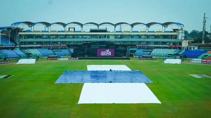 বৃষ্টিতে ভেসে গেল বাংলাদেশ-নিউজিল্যান্ডের দ্বিতীয় টি-টোয়েন্টি