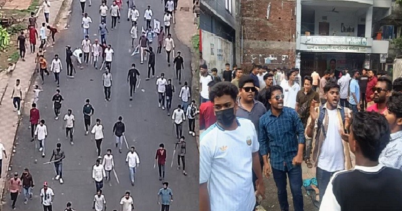 ছাত্রদলের দুপক্ষের ধাওয়া-পাল্টা ধাওয়া, ১৪৪ ধারা জারি