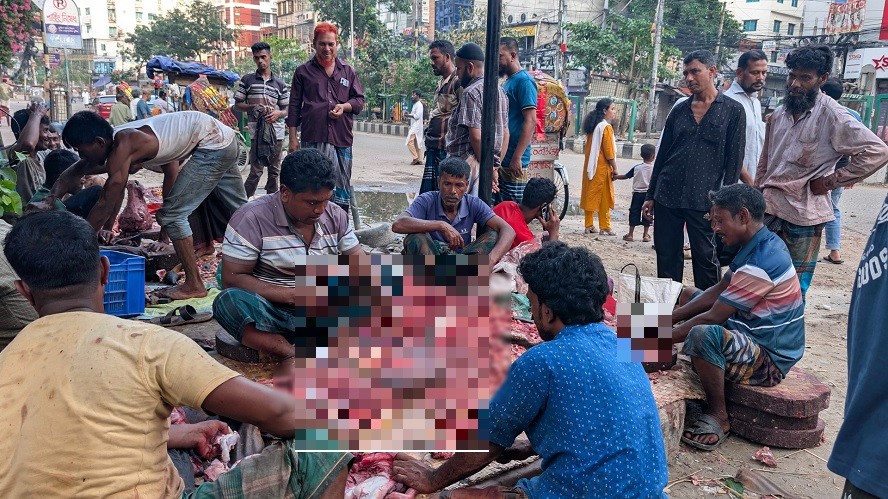 ৩০০ টাকায় রাজধানীতে বিক্রি হচ্ছে কোরবানির মাংস