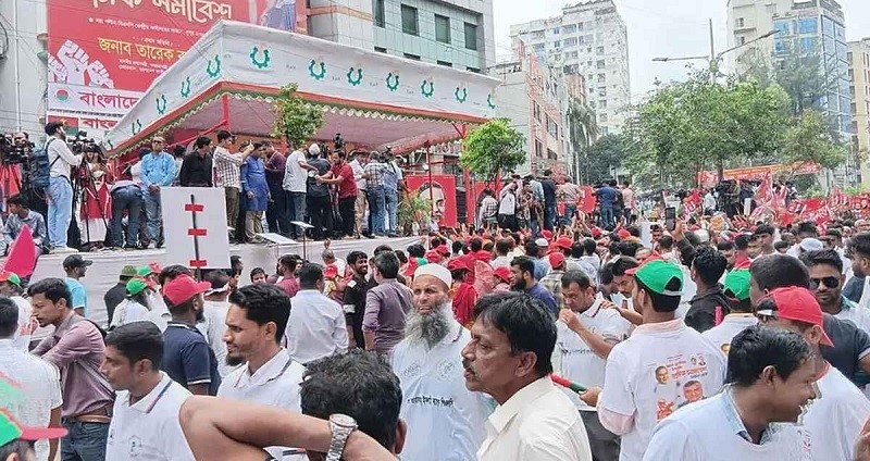 নয়াপল্টনে বিএনপির শ্রমিক সমাবেশ শুরু