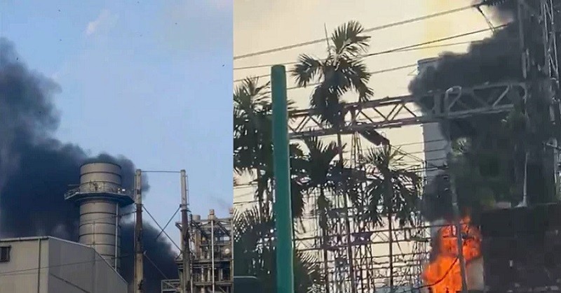 বিদ্যুৎকেন্দ্রের সাবস্টেশনে আগুন, মজুত ছিল এক লাখ লিটার তেল